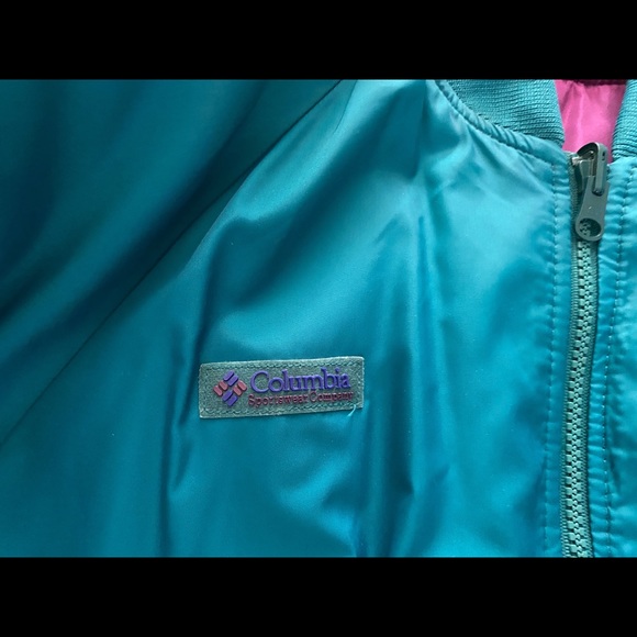 Vintage Reversible Columbia Puffy Jacket - Womens Medium - Picture 3 of 6